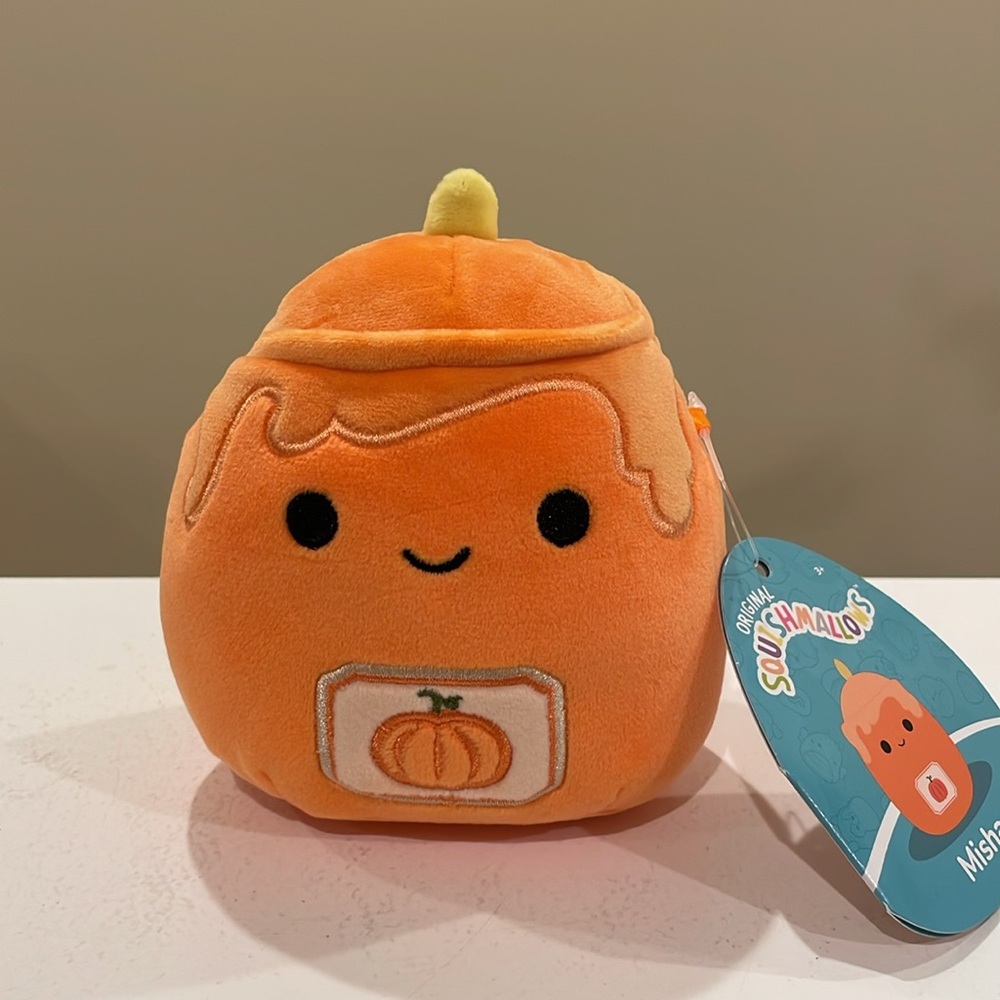 NWT 5” Misha the Pumpkin Candle 🎃🕯️ Fall Harvest Squishmallow